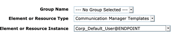 Avaya System Manager Templates
